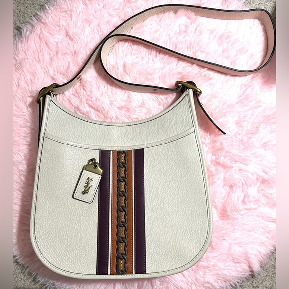 Coach Emery Crossbody w/Varsity Stripe/Chalk Multi - Picture 2 of 7